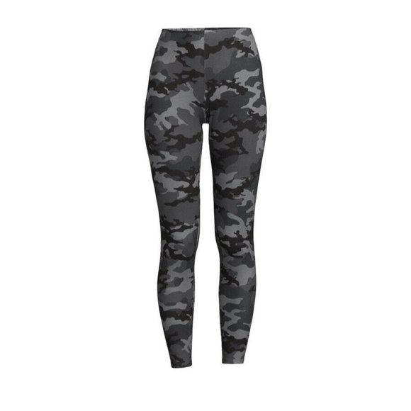No Boundaries Junior's Print Ankle Leggings Grey camo pull up size XXXL (21) - Picture 1 of 4